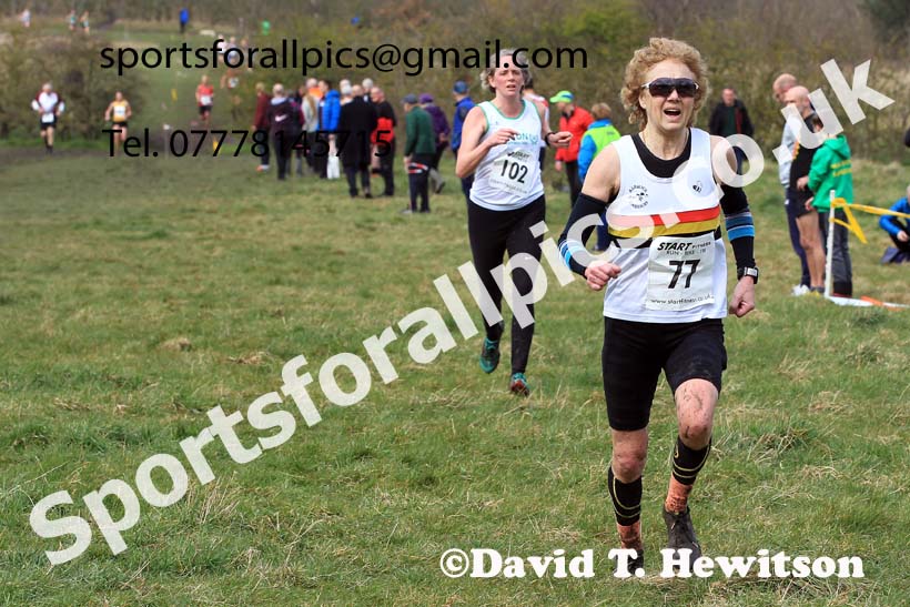 Womens and Mens 65+ in the 2023 BMAF Cross Country Champs., Wallsend. Photo: David T. Hewitson/Sports for All Pics